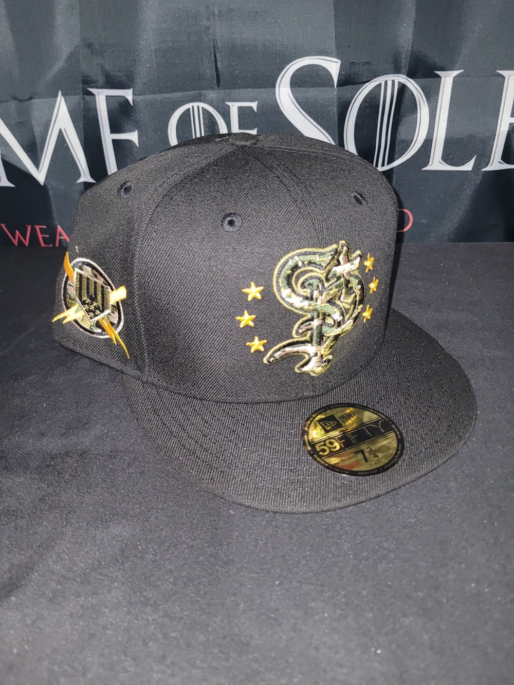 New Era Black St. Louis Cardinals 2024 Armed Forces Day On-Field Baseball Cap